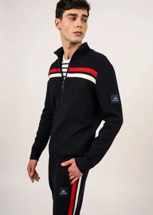 Gilet zippé en laine Conquérants