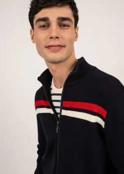 Gilet zippé en laine Conquérants