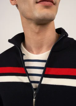 Gilet zippé en laine Conquérants