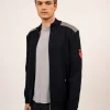 Gilet zippé en laine et drap de laine Serac Arpin