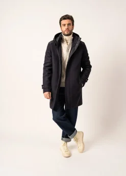 Manteau long en laine St Sydney