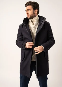 Manteau long en laine St Sydney