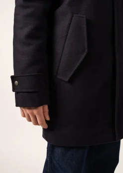Manteau long en laine St Sydney