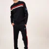 Pantalon en laine à bandes contrastées Vikings
