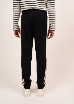 Pantalon en laine à bandes contrastées Vikings