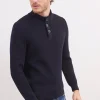 Pull col montant boutonné Bourboule