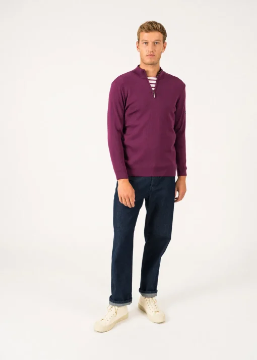 Pull col montant zippé Crossley