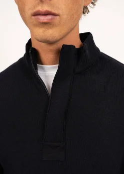 Pull col montant zippé Loup de mer