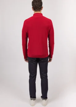 Pull col montant zippé Loup de mer