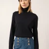 Pull col roulé Houat