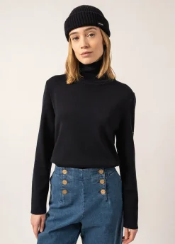 Pull col roulé Houat