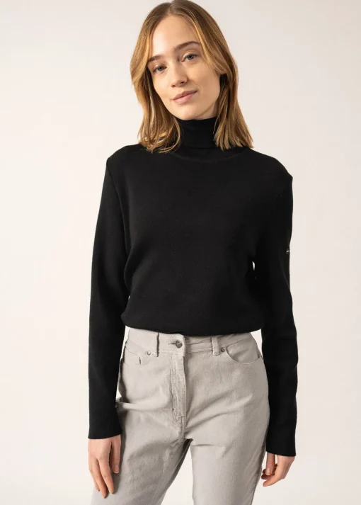 Pull col roulé Houat