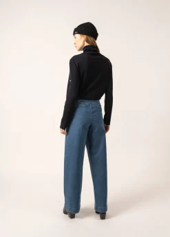 Pull col roulé Houat