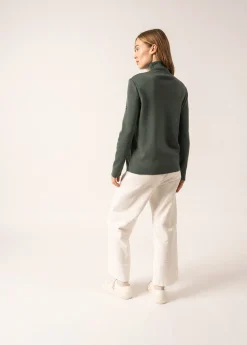 Pull col roulé Houat