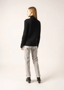 Pull col roulé Houat