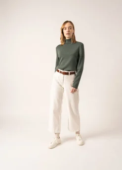 Pull col roulé Houat