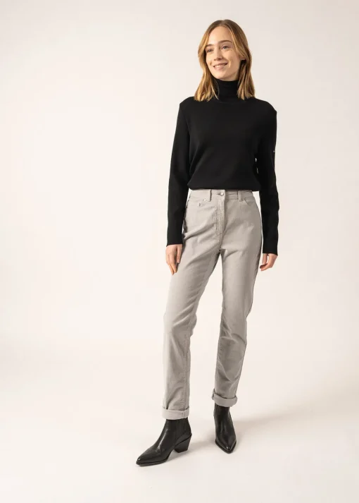 Pull col roulé Houat