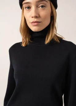 Pull col roulé Houat