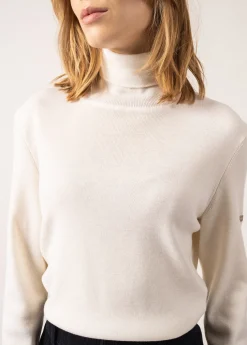 Pull col roulé Houat