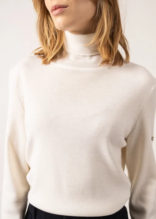 Pull col roulé Houat