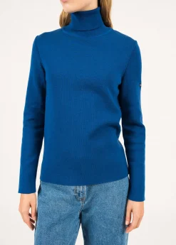 Pull col roulé Houat