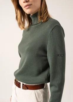 Pull col roulé Houat