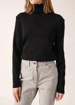Pull col roulé Houat