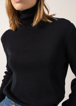 Pull col roulé Houat