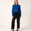 Pull en laine à broche Phare
