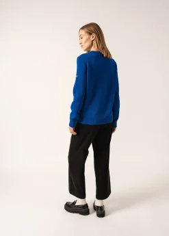 Pull en laine à broche Phare