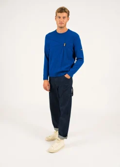 Pull en laine à broche Phare