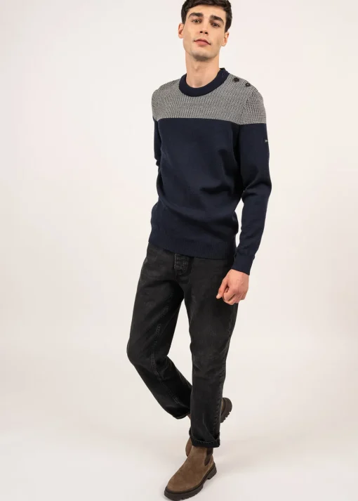 Pull marin bicolore Dinan