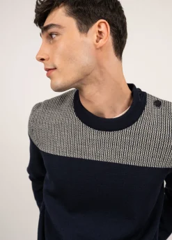Pull marin bicolore Dinan