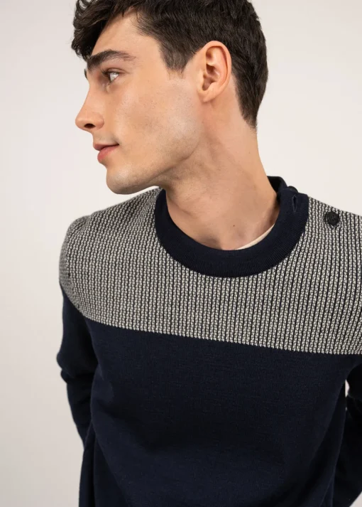 Pull marin bicolore Dinan