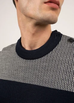 Pull marin bicolore Dinan