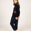 Pull marin Brégançon à coudières