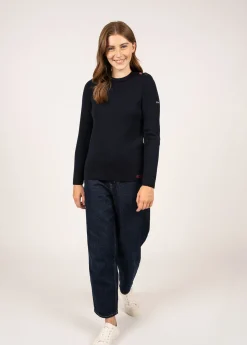 Pull marin Brégançon à coudières