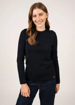 Pull marin Brégançon à coudières