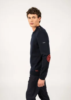 Pull marin confort à coudières