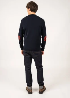 Pull marin confort à coudières
