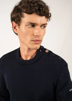 Pull marin confort à coudières