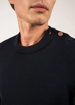 Pull marin confort à coudières