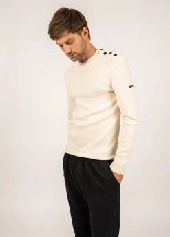 Pull marin en laine Estran