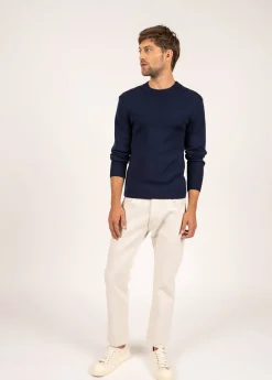 Pull marin en laine Estran