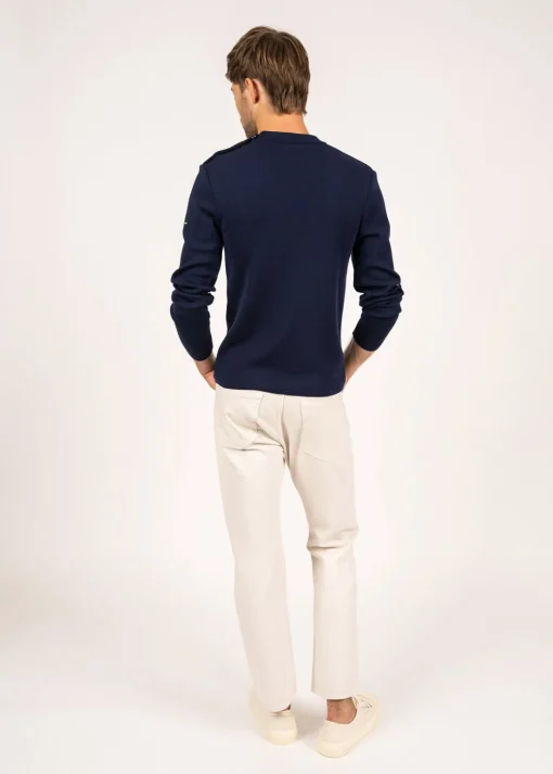 Pull marin en laine Estran