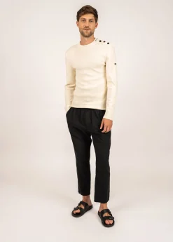 Pull marin en laine Estran