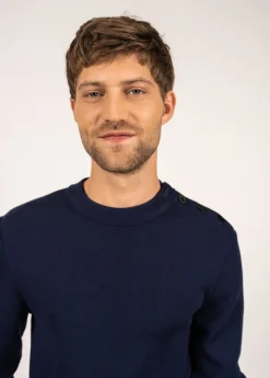 Pull marin en laine Estran
