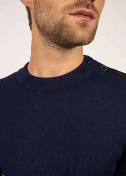 Pull marin en laine Estran