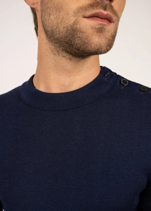 Pull marin en laine Estran