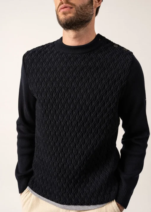 Pull marin en laine Moirans